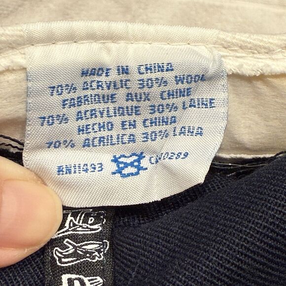 New York Yankees Strapback Cap Hat Navy Blue MLB Genuine Merchandise One Sz NEW - Picture 11 of 11
